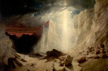 Les Israélites guidés par la colonne de feu la nuit, vers 1845
